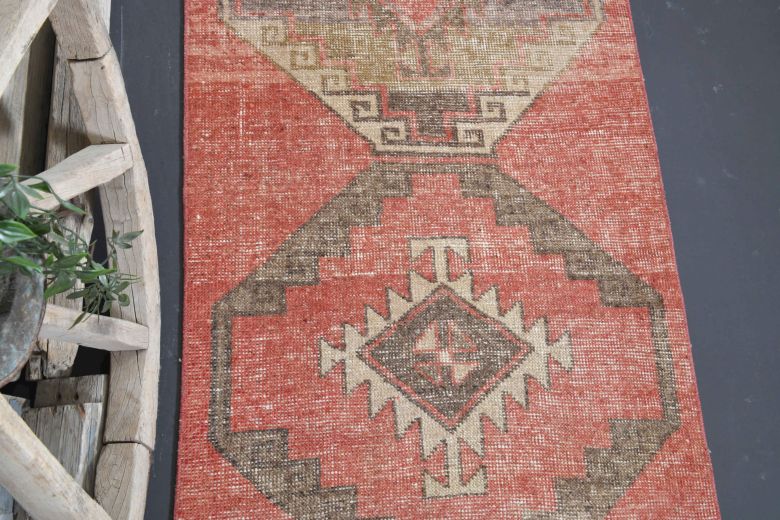 Turkish Vintage Runner Rug - 34861