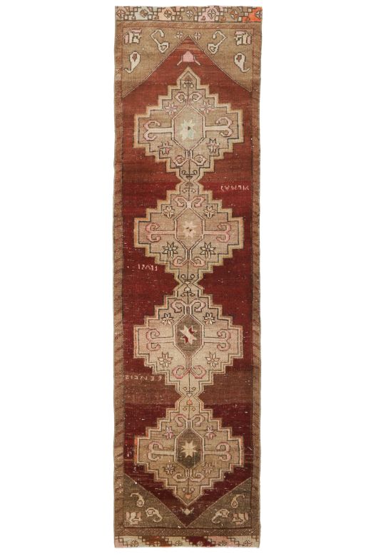 1960s Turkish Vintage Runner Rug