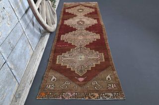 1960s Turkish Vintage Runner Rug - Thumbnail