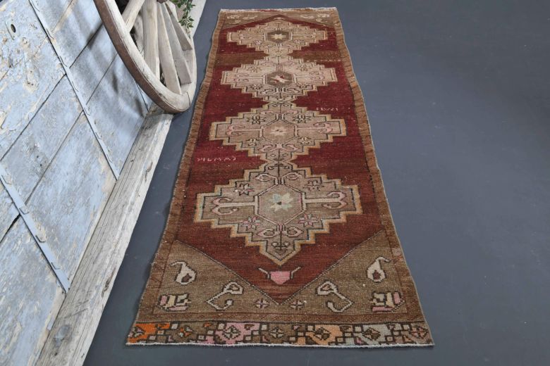 1960s Turkish Vintage Runner Rug