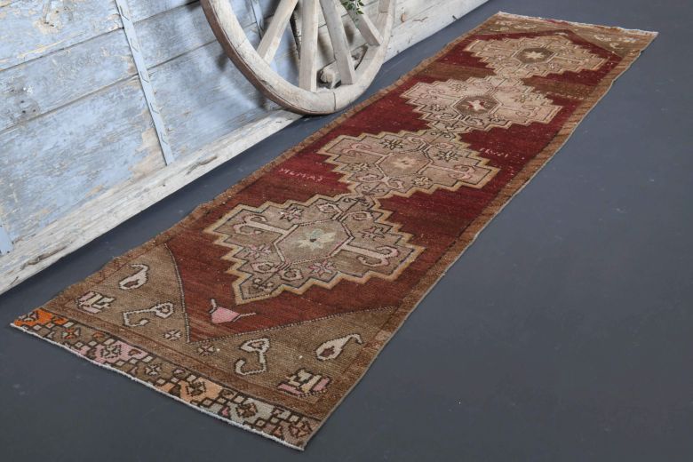 1960s Turkish Vintage Runner Rug