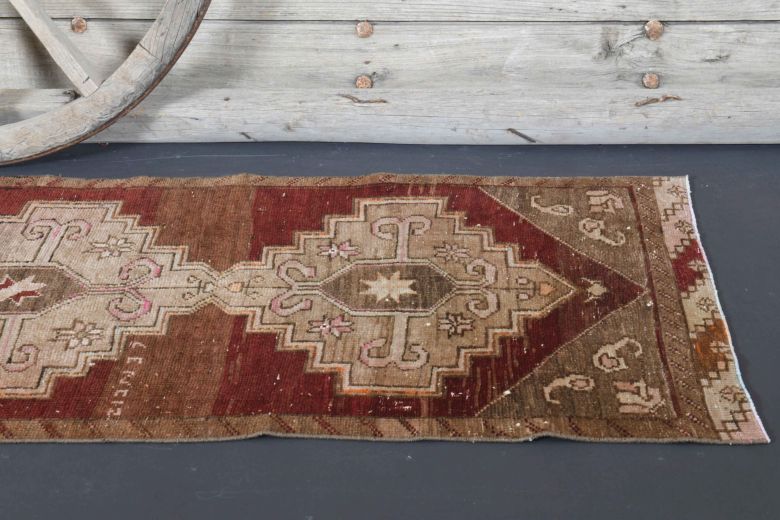 1960s Turkish Vintage Runner Rug