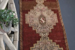 1960s Turkish Vintage Runner Rug - Thumbnail