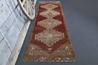 1960s Turkish Anatolian Vintage Runner Rug - Thumbnail