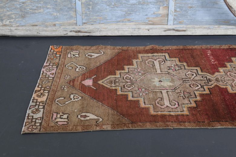 1960s Turkish Anatolian Vintage Runner Rug