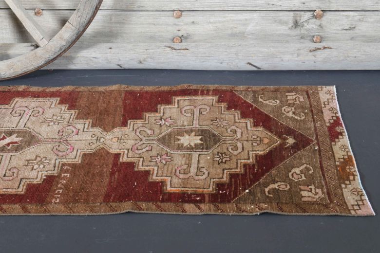 1960s Turkish Anatolian Vintage Runner Rug