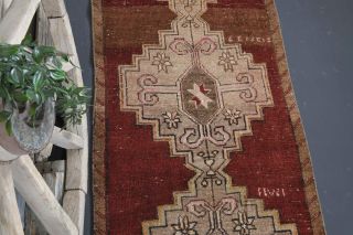 1960s Turkish Anatolian Vintage Runner Rug - Thumbnail