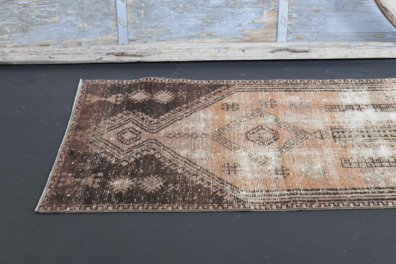 1950s Turkish Vintage Runner Rug