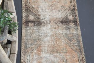 1950s Turkish Vintage Runner Rug - Thumbnail