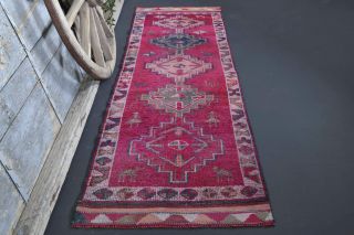 Turkish Vintage Runner Rug - Thumbnail