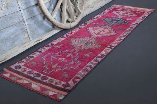 Turkish Vintage Runner Rug - Thumbnail