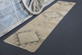 Turkish Vintage Runner Rug - Thumbnail