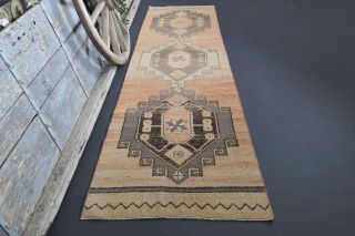 Turkish Vintage Runner Rug - Thumbnail