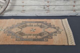 Turkish Vintage Runner Rug - Thumbnail