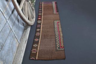 Turkish Vintage Runner Rug - Thumbnail