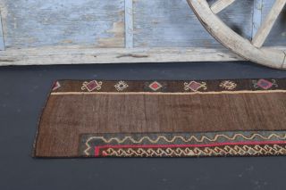 Turkish Vintage Runner Rug - Thumbnail