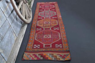 Spectacular, Hand-Knotted Vintage Runner Rug - Thumbnail