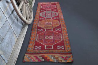 Spectacular, Hand-Knotted Vintage Anatolian Runner Rug - Thumbnail
