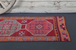 Spectacular, Hand-Knotted Vintage Anatolian Runner Rug - Thumbnail