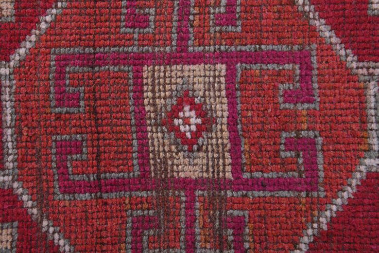 Spectacular, Hand-Knotted Vintage Anatolian Runner Rug