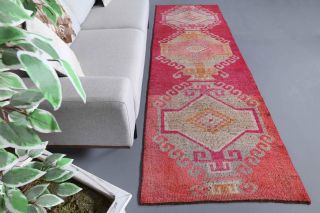 Turkish Vintage Runner Rug - Thumbnail