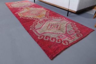 Turkish Vintage Runner Rug - Thumbnail