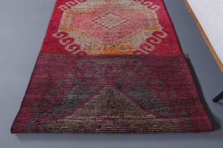 Turkish Vintage Runner Rug - Thumbnail