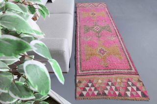 Turkish Vintage Runner Rug - Thumbnail