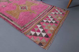 Turkish Vintage Runner Rug - Thumbnail