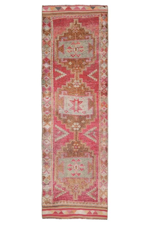 Handmade Antique Runner Rug