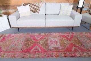 Handmade Antique Runner Rug - Thumbnail