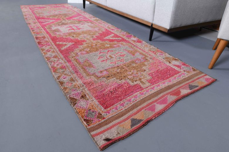 Handmade Antique Runner Rug