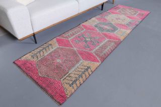 Turkish Vintage Runner Rug - Thumbnail