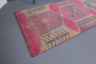 Turkish Vintage Runner Rug - Thumbnail