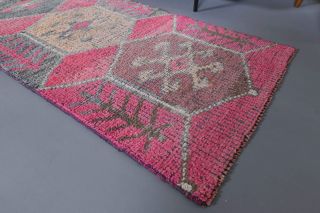 Turkish Vintage Runner Rug - Thumbnail