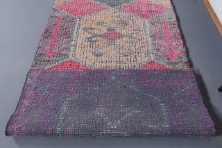 Turkish Vintage Runner Rug - Thumbnail