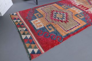 Turkish Vintage Runner Rug - 34986 - Thumbnail