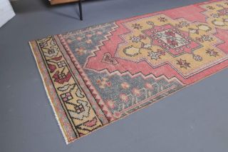 Turkish Vintage Runner Rug - Thumbnail