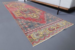 Turkish Vintage Runner Rug - Thumbnail