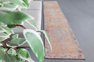 Turkish Vintage Runner Rug - Thumbnail