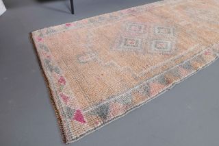 Turkish Vintage Runner Rug - Thumbnail