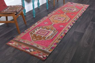 Spectacular, Turkish Vintage Runner Rug - Thumbnail