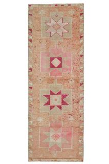 Turkish Vintage Runner Rug - Thumbnail