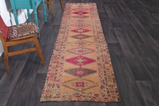 Turkish Vintage Runner Rug - Thumbnail