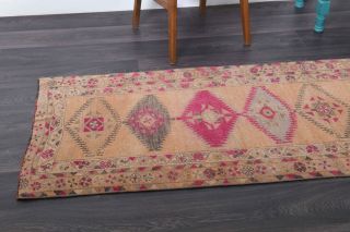 Turkish Vintage Runner Rug - Thumbnail