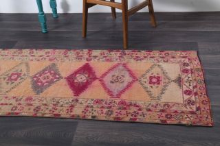 Turkish Vintage Runner Rug - Thumbnail