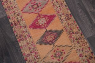 Turkish Vintage Runner Rug - Thumbnail