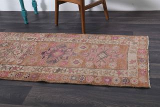 Turkish Vintage Runner Rug - Thumbnail