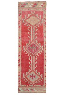 Turkish Vintage Runner Rug - Thumbnail