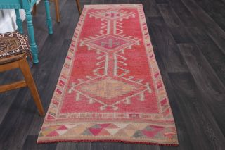 Turkish Vintage Runner Rug - Thumbnail